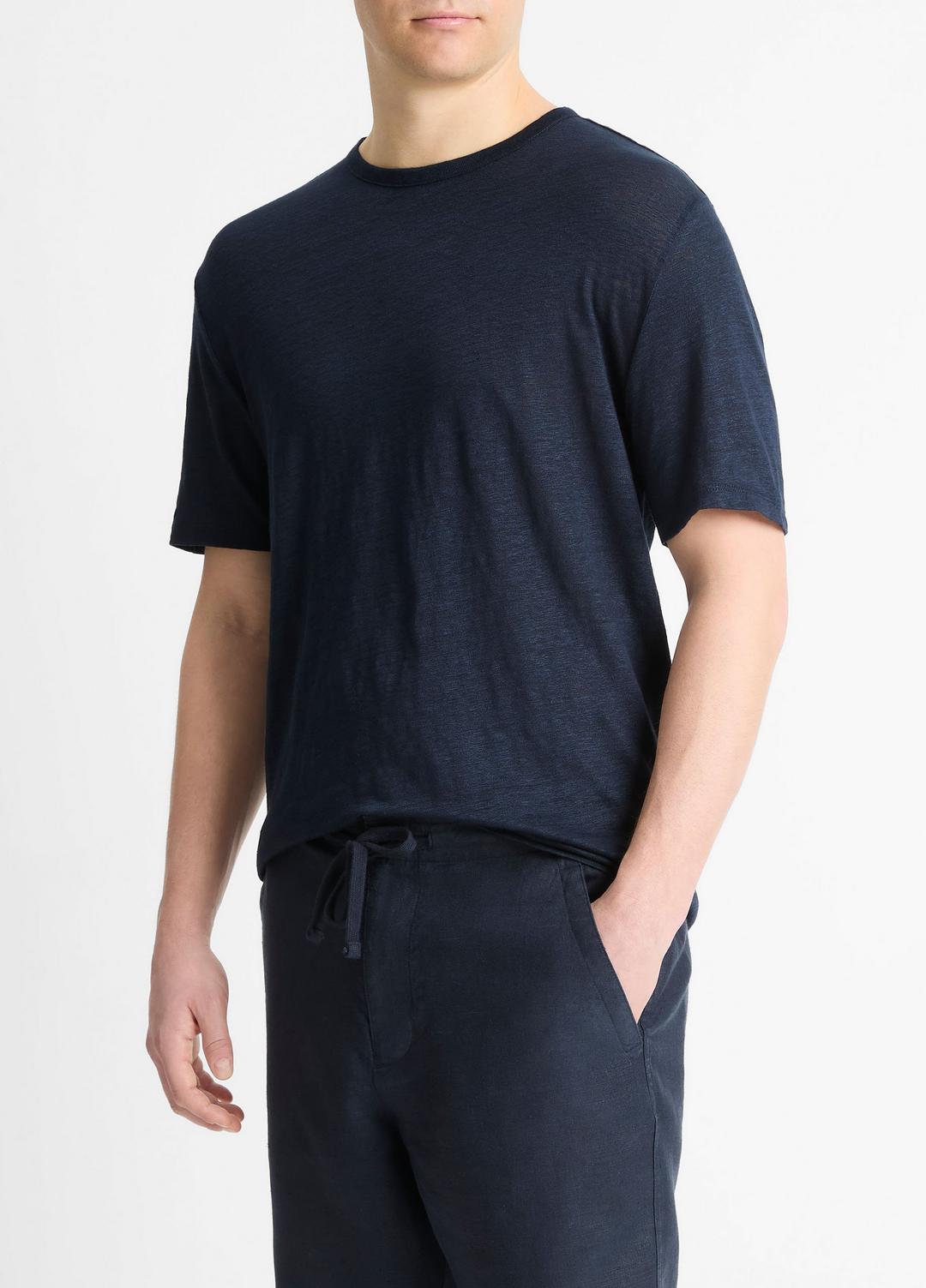 VINCE Men Hemp Drawstring Short in Shorts COASTAL BLUE
