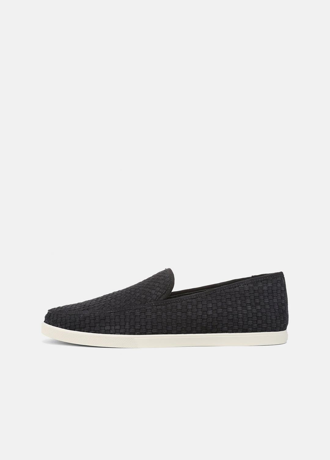 VINCE Men Sonoma Woven Suede Loafer in Loafers COASTAL BLUE