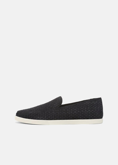 VINCE Men Sonoma Woven Suede Loafer in Loafers COASTAL BLUE
