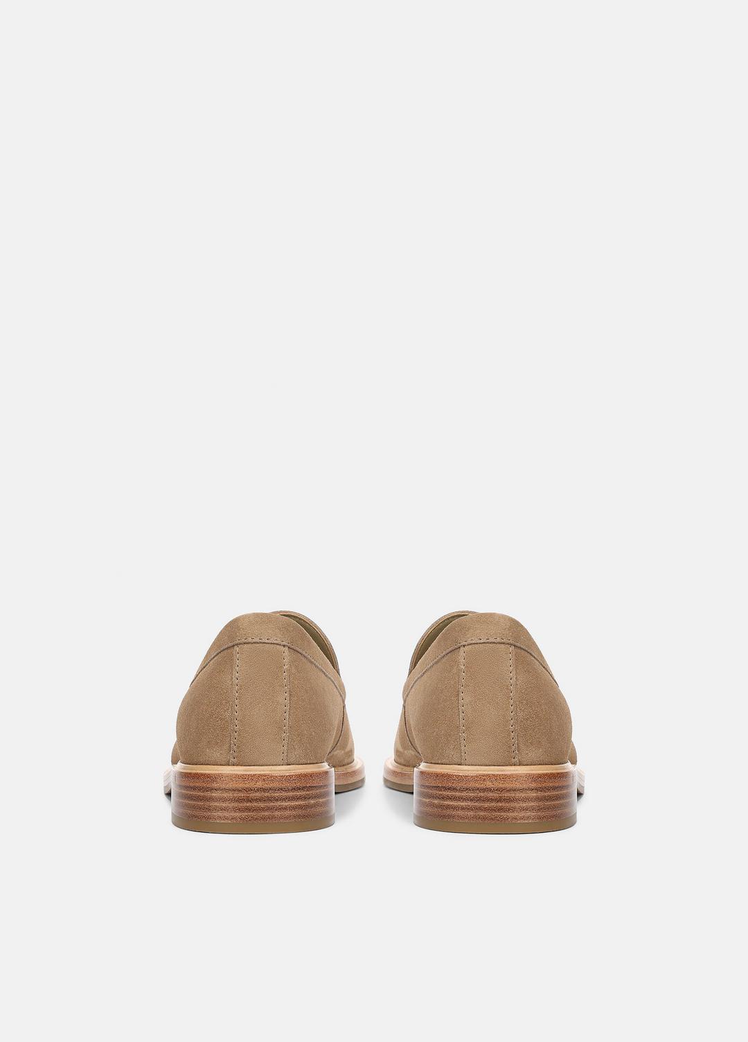 VINCE Men Grant Suede Loafer in Loafers NEW CAMEL