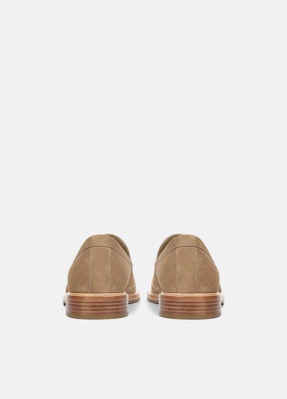 VINCE Men Grant Suede Loafer in Loafers NEW CAMEL