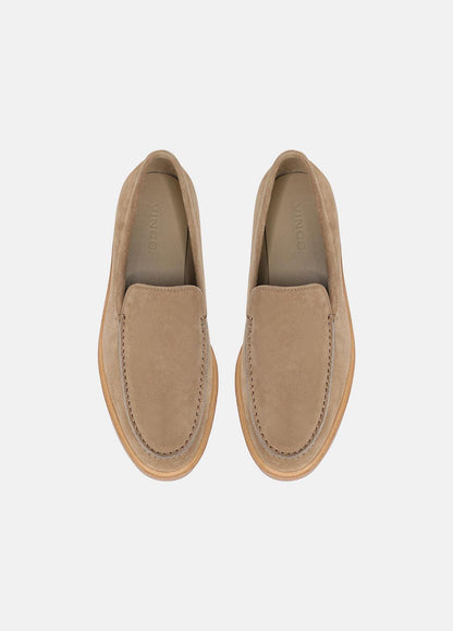 VINCE Men Grant Suede Loafer in Loafers NEW CAMEL