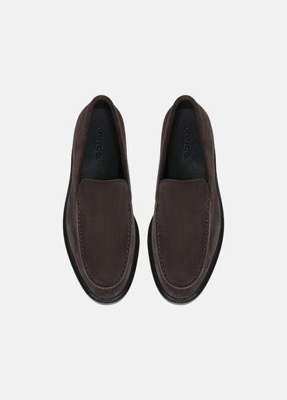 VINCE Men Grant Suede Loafer in Loafers COCOA BROWN