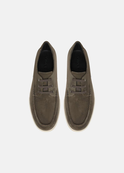 VINCE Men Spencer Suede Oxford in Loafers DARK ROAST