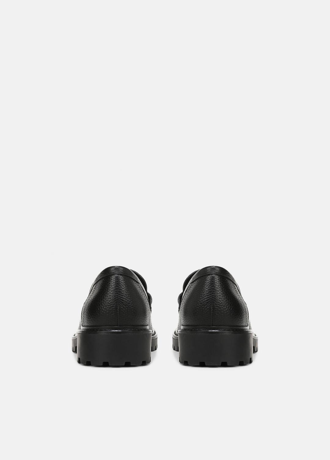 VINCE Men Delmore Leather Lug-Sole Loafer in Loafers BLACK