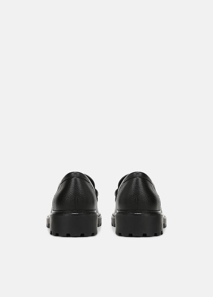 VINCE Men Delmore Leather Lug-Sole Loafer in Loafers BLACK