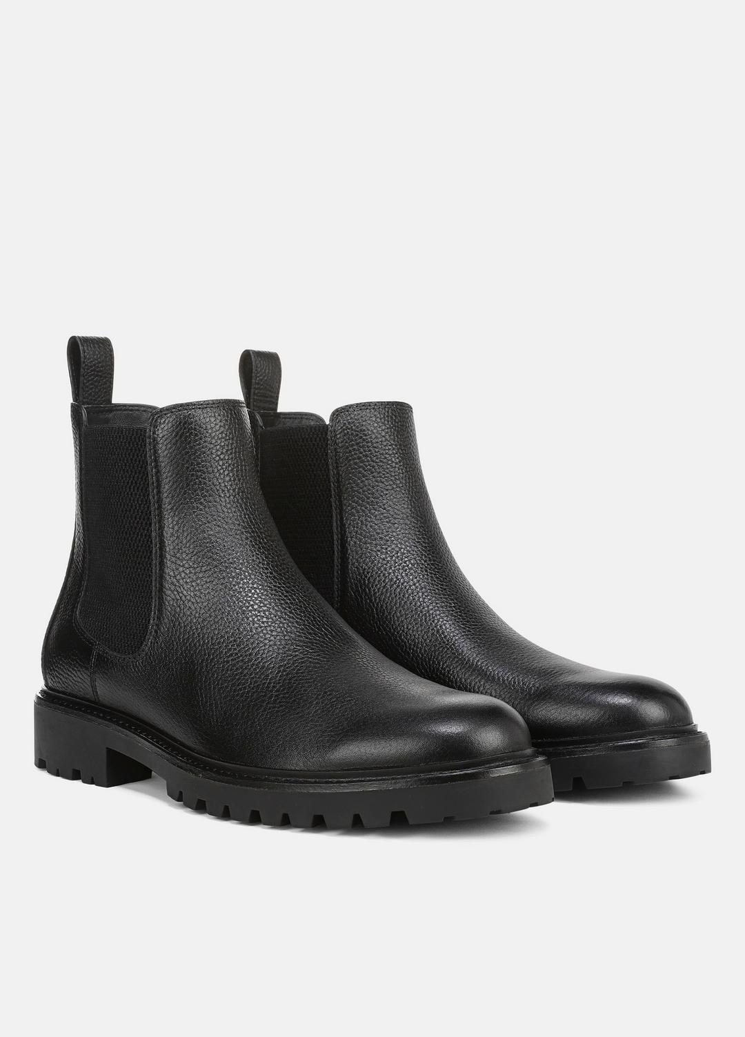 VINCE Men Dave Chelsea Boot in Boots BLACK