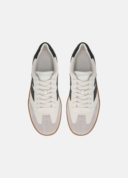 VINCE Men Oasis Leather Sneaker in Sneakers MILK/NIGHT BLUE