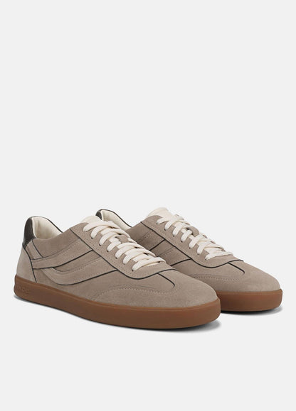 VINCE Men Oasis Contrast-Edge Suede & Leather Sneaker in Sneakers SANDSTORM/COCOA BROWN