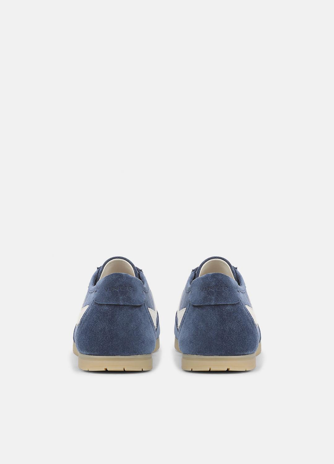 VINCE Men LA Suede & Leather Runner Sneaker in Sneakers HEATHER RIPPLE/HORCHATA