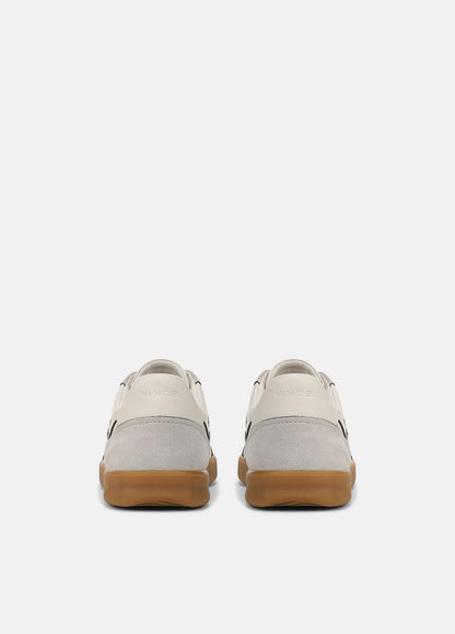 VINCE Men Oasis Contrast-Edge Leather & Suede Sneaker in Sneakers HORCHATA/PEBBLE WHITE