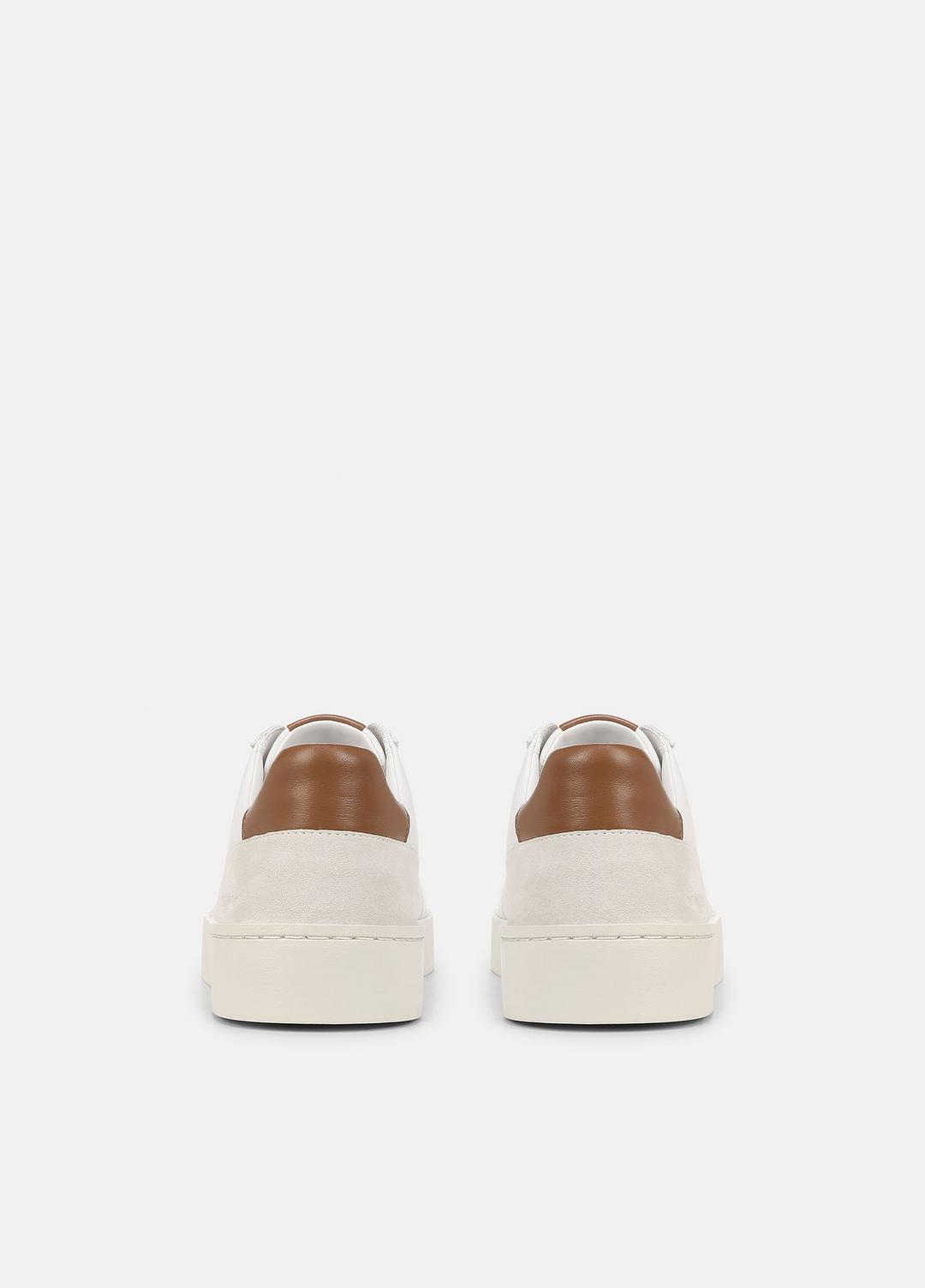 VINCE Men Peyton Leather Lace-Up Sneaker in Sneakers CHALK WHITE