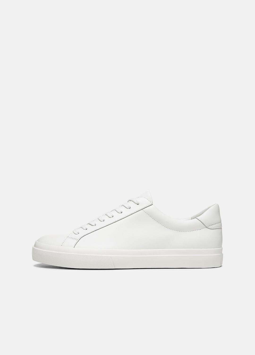 VINCE Men Fulton Leather Sneaker in Sneakers WHITE