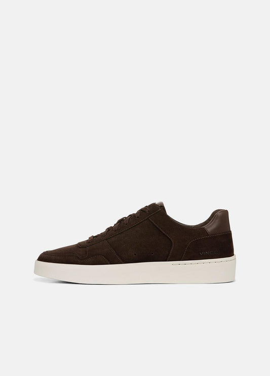 VINCE Men Peyton Suede Sneaker in Sneakers COCOA BROWN