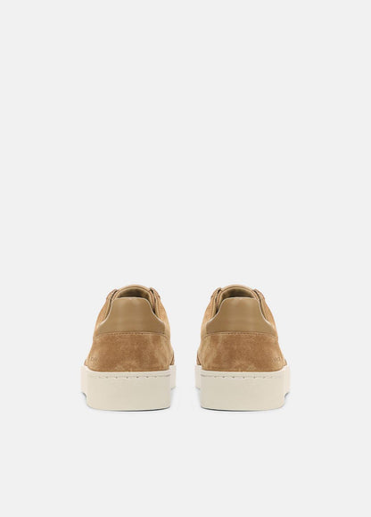 VINCE Men Peyton Leather Lace-Up Sneaker in Sneakers NEW CAMEL