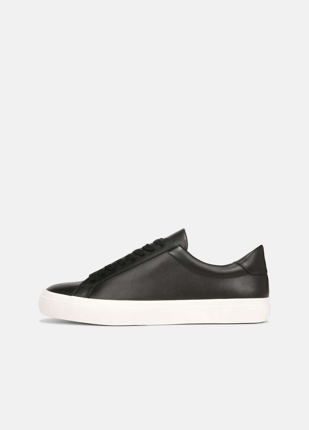VINCE Men Fulton Leather Sneaker in Sneakers BLACK