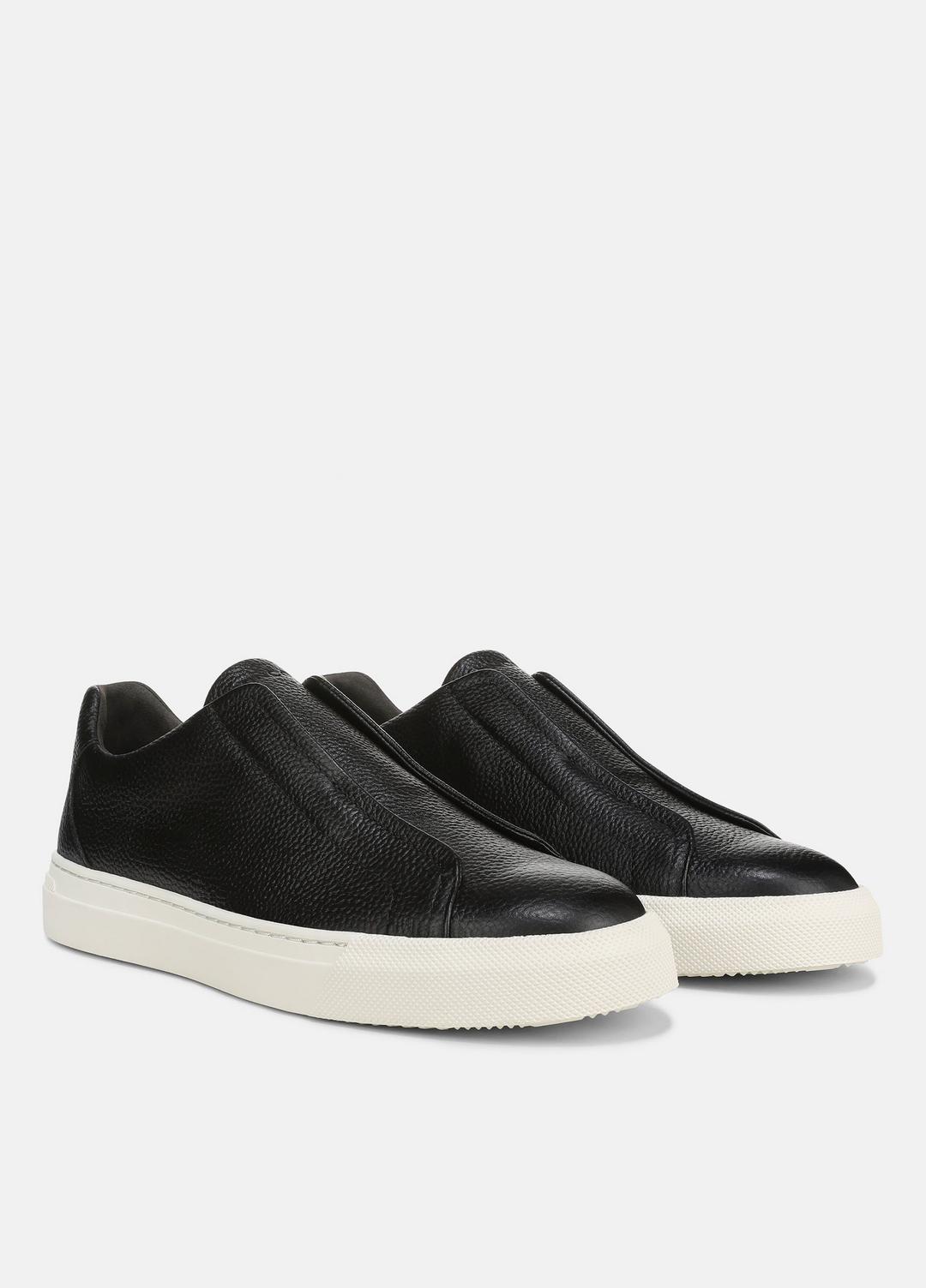 VINCE Men Lakewood Leather Sneaker in Sneakers BLACK