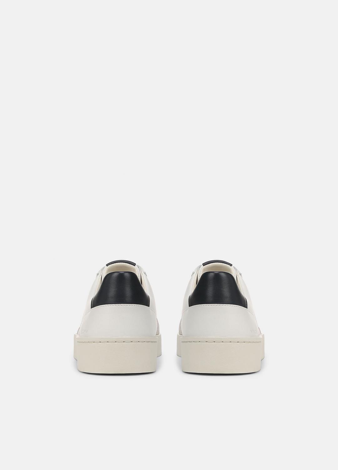 VINCE Men Peyton Leather Sneaker in Sneakers CHALK WHITE/HORCHATA/NIGHT BLUE