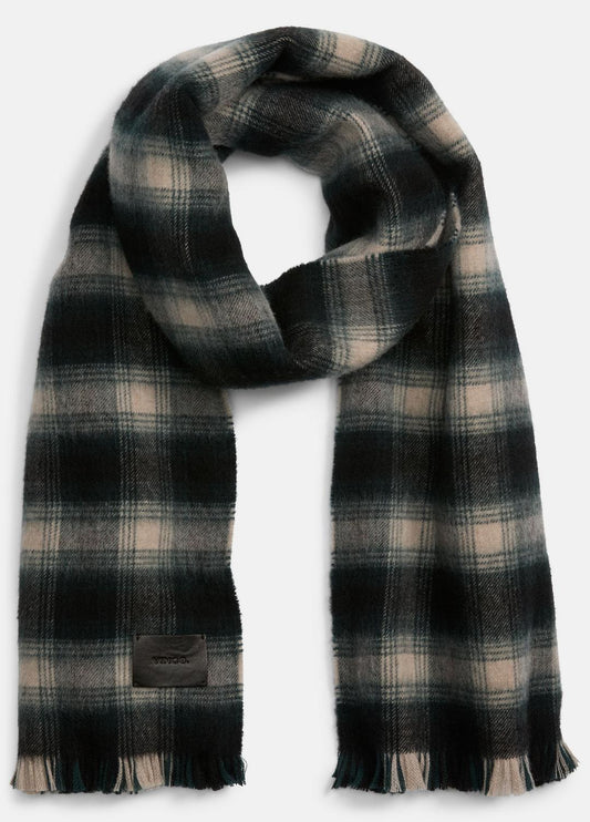 VINCE Men Brushed Plaid Wool Scarf in Scarves & Hats COUNTRY RACER