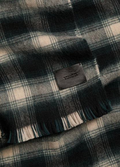 VINCE Men Brushed Plaid Wool Scarf in Scarves & Hats COUNTRY RACER