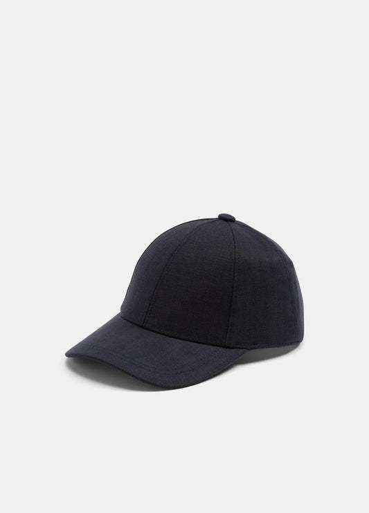 VINCE Men Hemp Baseball Cap in Scarves & Hats COASTAL BLUE