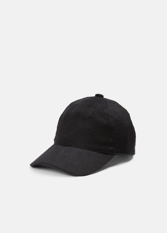 VINCE Men Cashmere Baseball Cap in Scarves & Hats BLACK