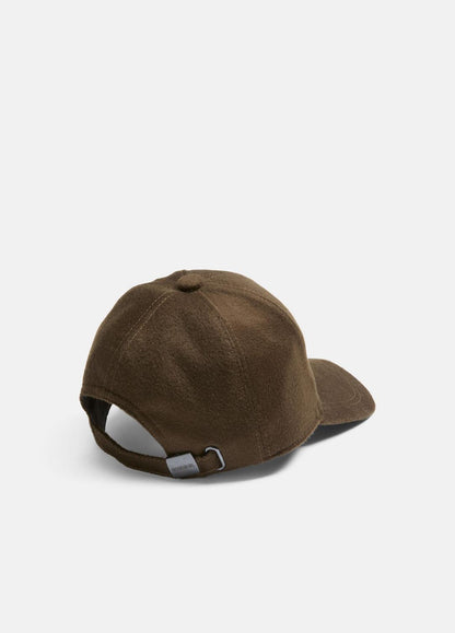 VINCE Men Cashmere Baseball Cap in Scarves & Hats NIGHT MOSS