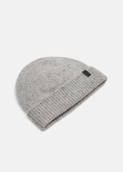 VINCE Men Donegal Cashmere Beanie in Scarves & Hats GREY