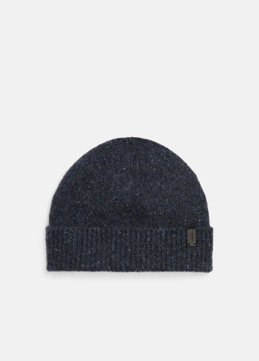 VINCE Men Donegal Cashmere Beanie in Scarves & Hats INDIGO