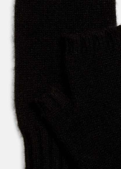 VINCE Men Cashmere Hand Warmers in Gloves BLACK
