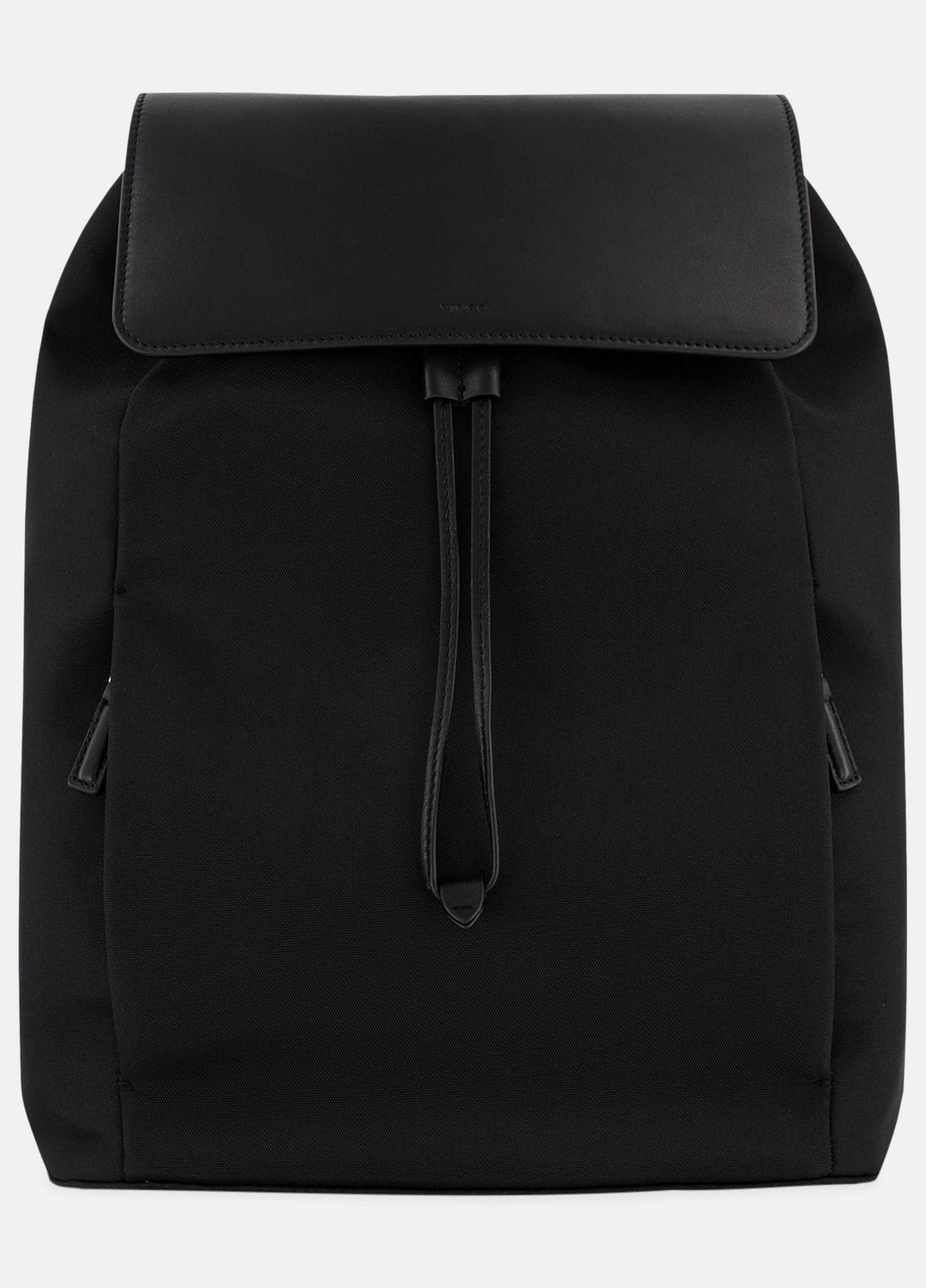 VINCE Men Drayton Nylon Flap Backpack in Bags BLACK