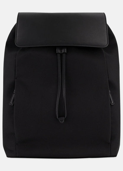 VINCE Men Drayton Nylon Flap Backpack in Bags BLACK