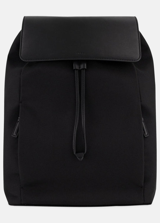 VINCE Men Drayton Nylon Flap Backpack in Bags BLACK