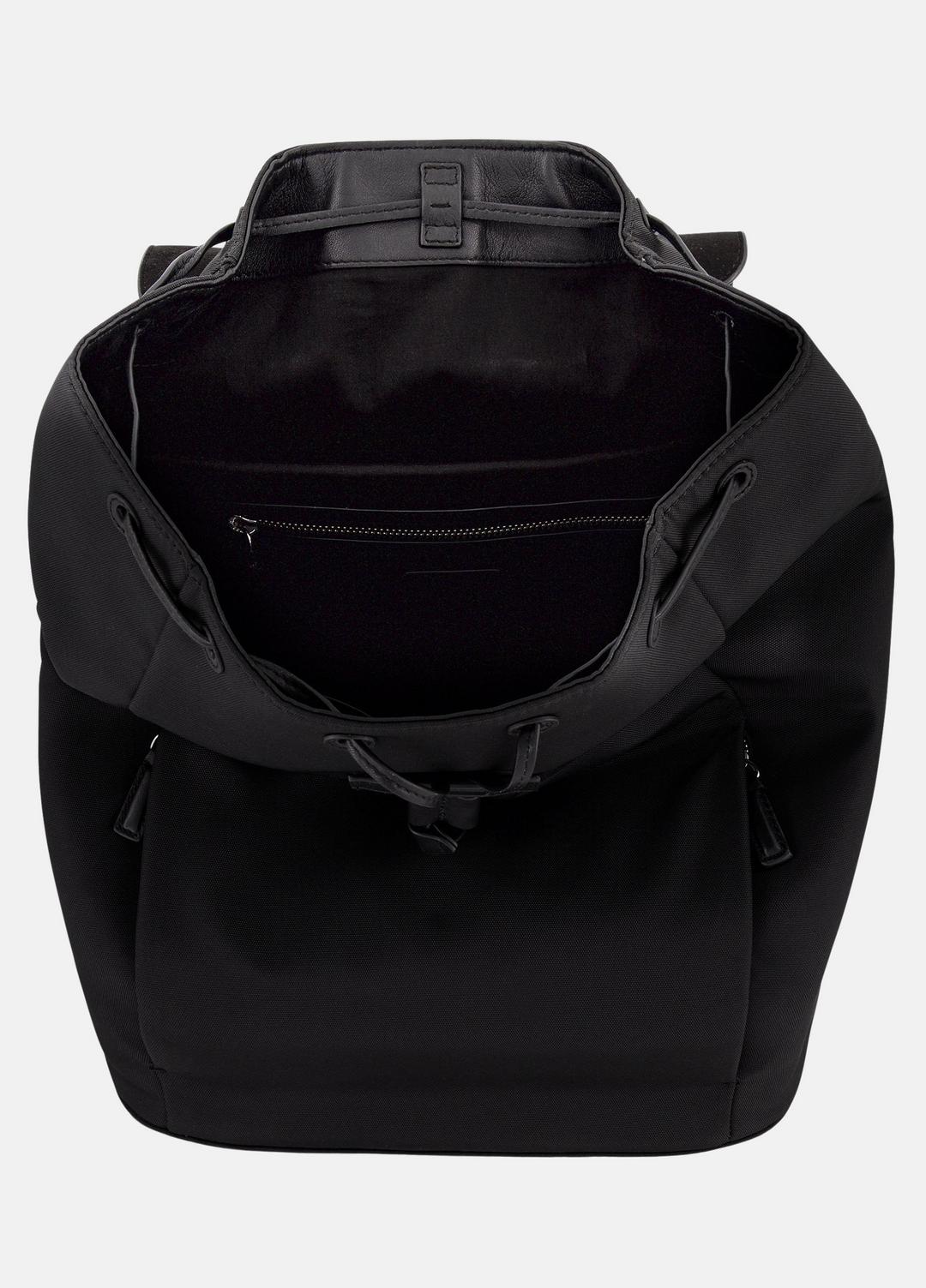 VINCE Men Drayton Nylon Flap Backpack in Bags BLACK