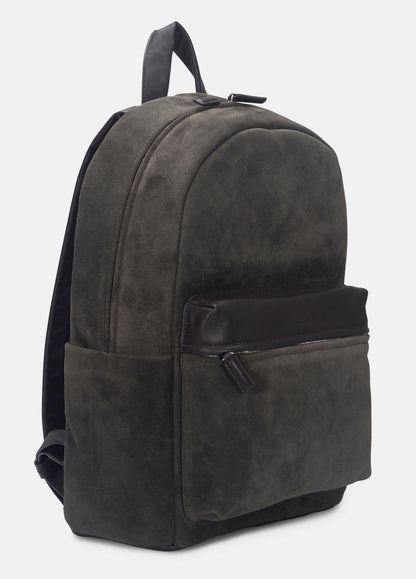 VINCE Men Cavalor Suede Backpack in Bags DRIVER GREEN