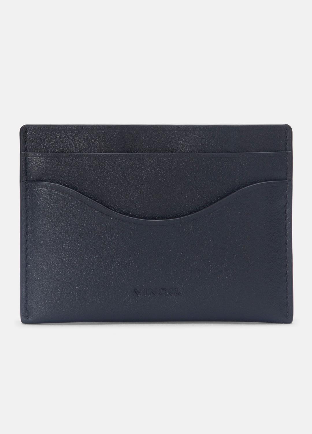 VINCE Men Nappa Leather Cardholder in Bags BLACK
