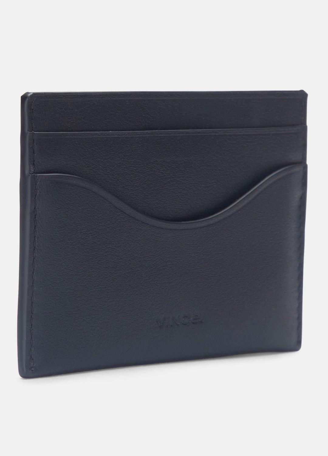 VINCE Men Nappa Leather Cardholder in Bags BLACK