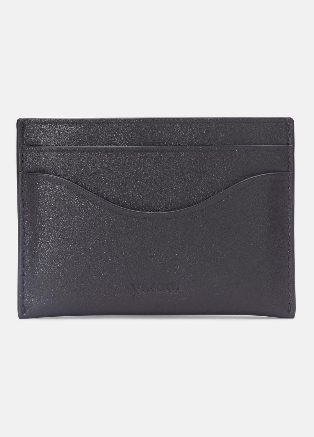 VINCE Men Nappa Leather Cardholder in Bags TOBACCO