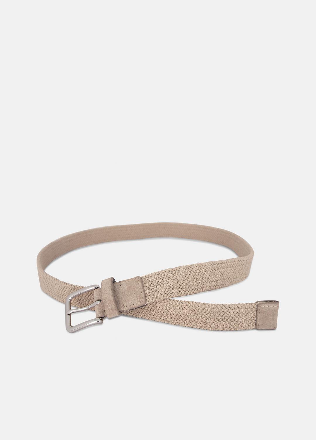 VINCE Men Men's 32mm Stretch-Woven Belt in Belts SANDSTORM