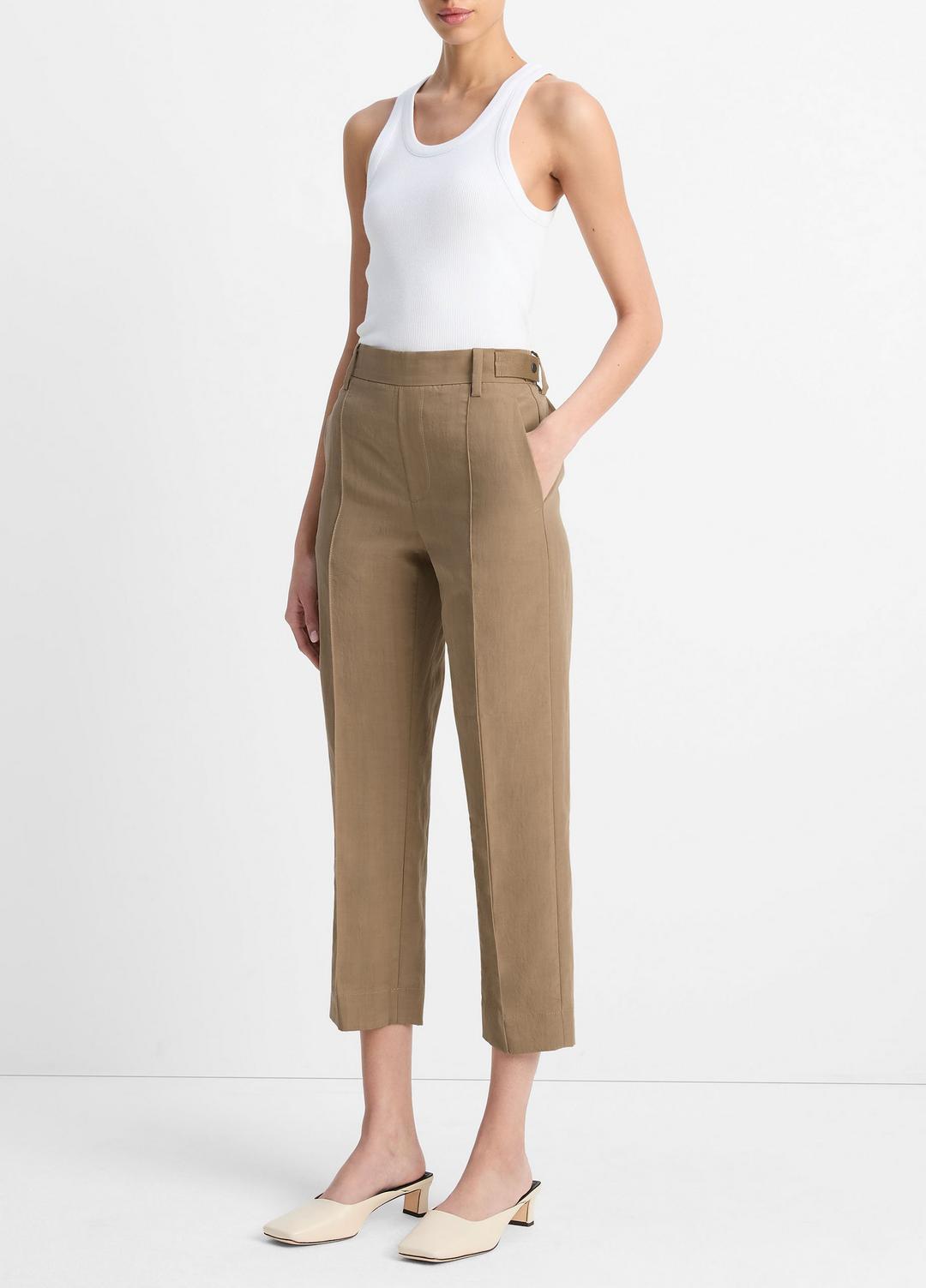 VINCE Sale Utility Tab-Detail Pull-On Pant in Pants & Shorts TAPENADE