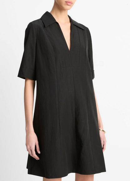 VINCE Sale A-Line Short Dress in Dresses & Skirts BLACK
