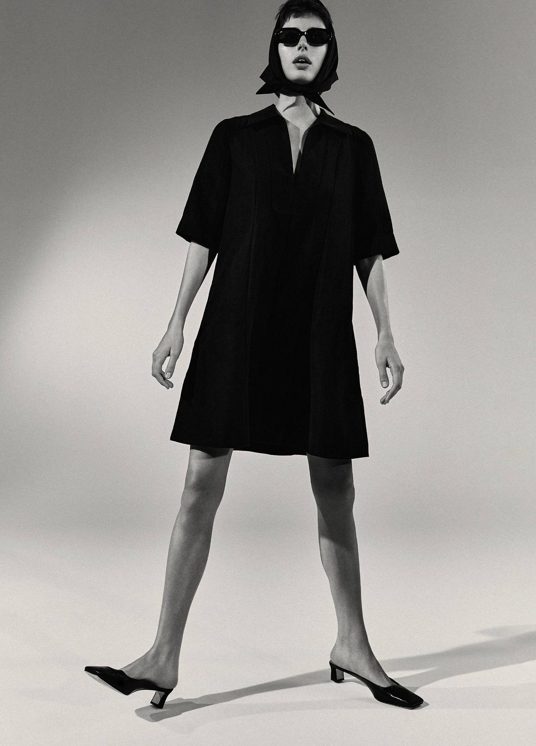 VINCE Sale A-Line Short Dress in Dresses & Skirts BLACK