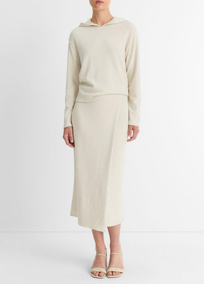 VINCE Sale Cozy Wrap Skirt in Dresses & Skirts HEATHER CERAMIC