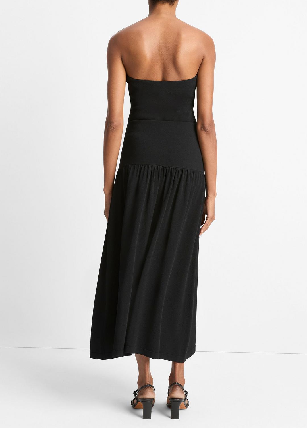 VINCE Sale Compact Drop-Waist Skirt in Dresses & Skirts BLACK