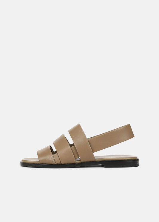 VINCE Sale Mazie Leather Slingback Sandal in Shoes SAND SHELL