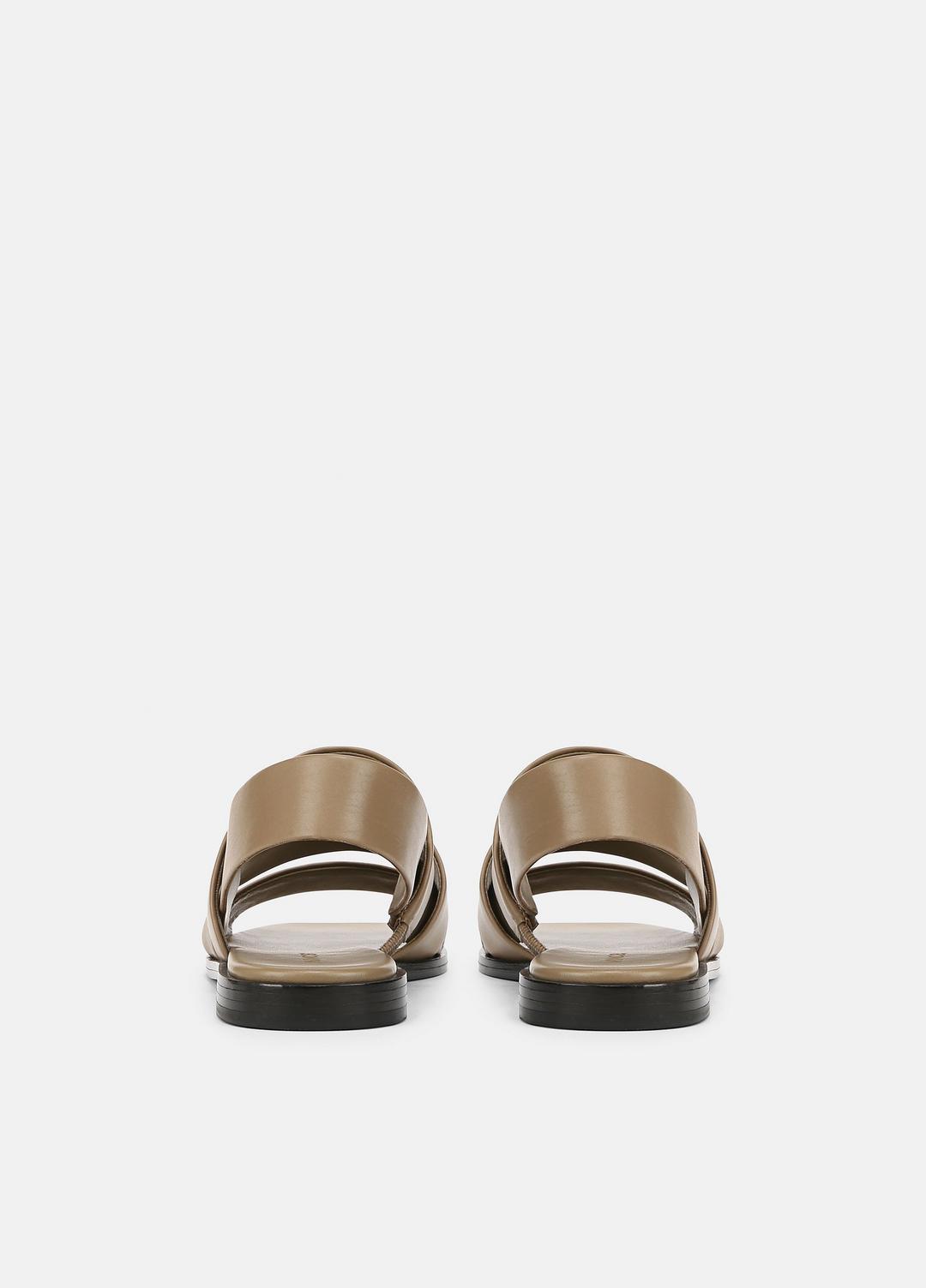 VINCE Sale Mazie Leather Slingback Sandal in Shoes SAND SHELL