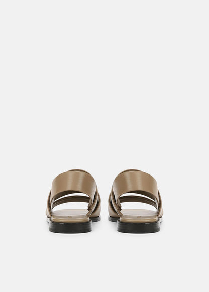 VINCE Sale Mazie Leather Slingback Sandal in Shoes SAND SHELL