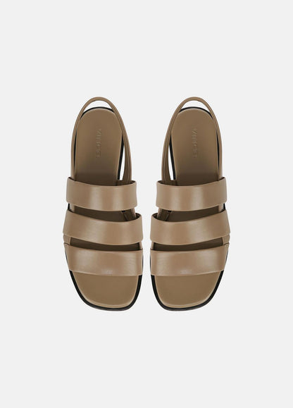 VINCE Sale Mazie Leather Slingback Sandal in Shoes SAND SHELL