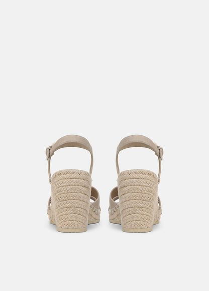 VINCE Sale Gwen Suede Espadrille Wedge Sandals in Shoes TAUPE CLAY