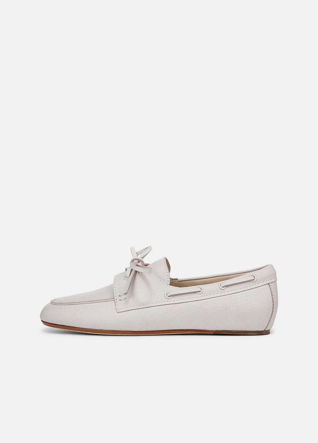 VINCE Sale Marin Leather Lace-Up Loafer in Shoes WHITE/SABBIA